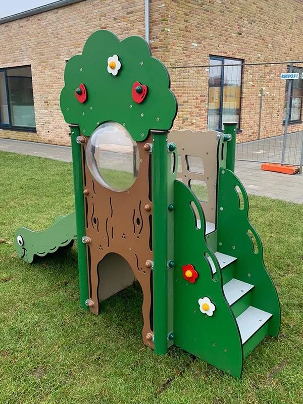 Miniplay Lui U3 Play Equipment Ascent Side on Lawn Playground Miniplay Lui U3 Play Equipment Ascent Side on Lawn Playground